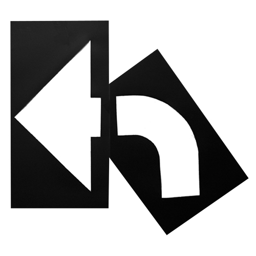 Parking Lot Stencils, English, 8" x 27" Ontario Packaging