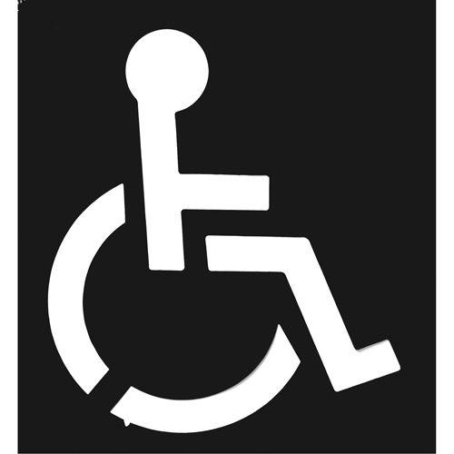 Parking Lot Stencils, English, 37" x 43" Ontario Packaging
