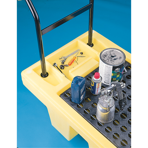 Poly-Spillcart Cart, 66.5" L x 29" W x 43.9" H, 57 US gal. Spill Cap. Ontario Packaging