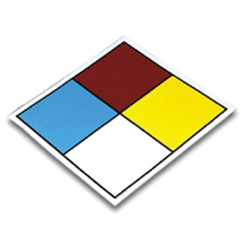 Blank NFPA Safety Placard, Vinyl Ontario Packaging