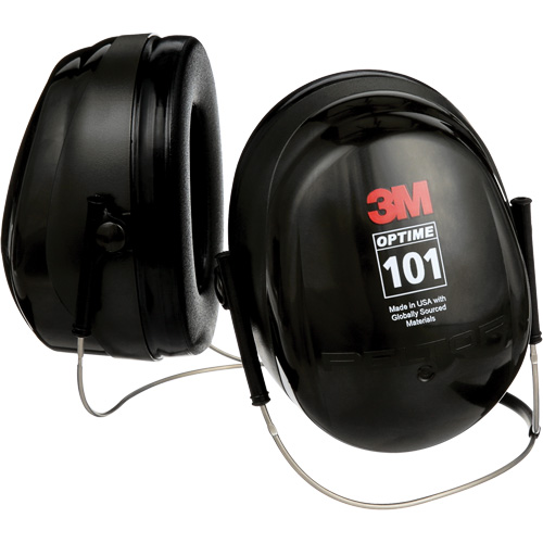 Serres-t&ecirc;tes de s&eacute;rie Peltor Optime 101, Cordon cervical, 26 NRR dB Ontario Packaging