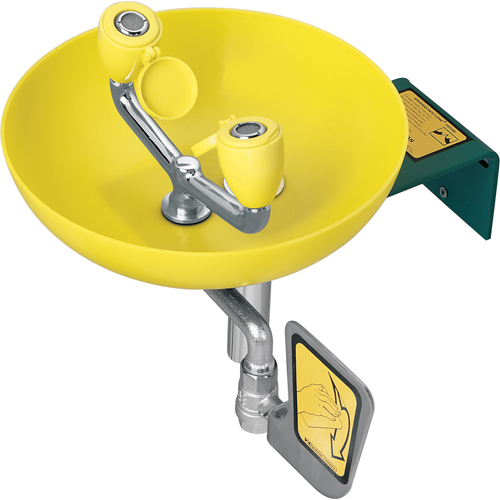 Eyewash Station, Wall-Mount Installation, Plastic Bowl Ontario Packaging