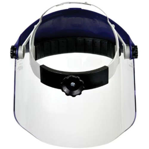 Harnais de t&ecirc;te avec visi&egrave;re, Polycarbonate, Suspension Rochet Ontario Packaging