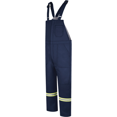 Deluxe Insulated Bib Overalls with Reflective Striping, 3X-Large, Navy Blue Ontario Packaging