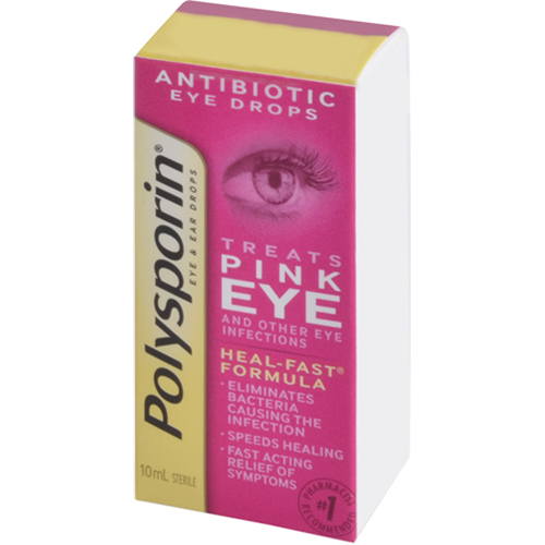 Gouttes pour les yeux/oreilles Polysporin Ontario Packaging