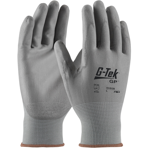 G-Tek 33G-165 Coated Gloves, 9/Large, Polyurethane Coating, 13 Gauge, Nylon Shell Ontario Packaging