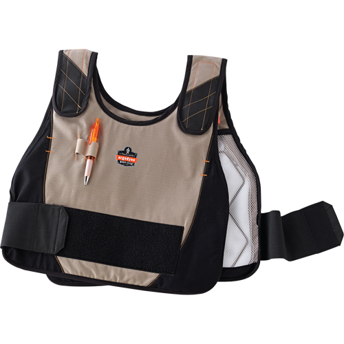 Vestes de refroidissement par changement de phase 6215, Petit/Moyen, Khaki Ontario Packaging