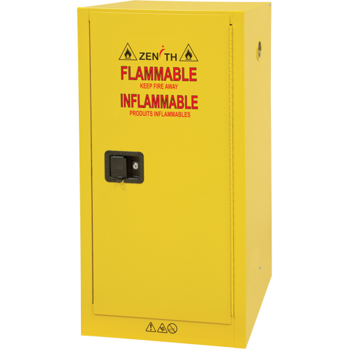 Armoire pour produits inflammables, 16 gal., 1 Porte(s), 23" La x 44" h x 18" p Ontario Packaging