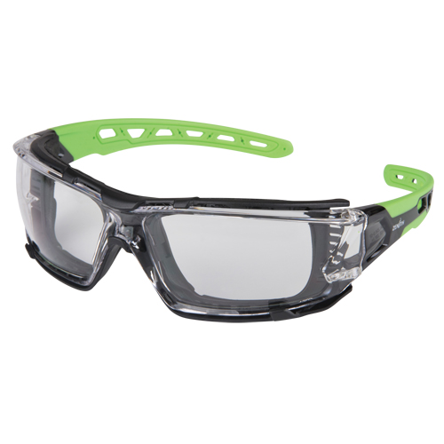 Z2500 Series Safety Glasses with Foam Gasket, Clear Lens, Anti-Fog, ANSI Z87+/Meets/Exceeds CSA Z94.3 Ontario Packaging
