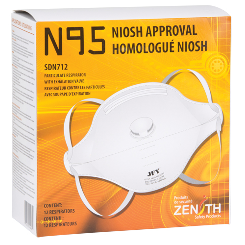 Particulate Respirator, N95, NIOSH Certified, Medium/Large Ontario Packaging