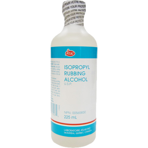 Isopropyl Rubbing Alcohol, Liquid, Antiseptic Ontario Packaging