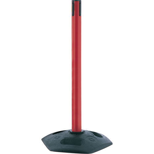 Single Line Heavy Duty Receiver Post, 38" High, Red Ontario Packaging