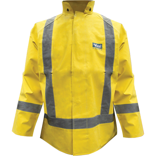 Veste de mineur Miner 49er, N&eacute;opr&egrave;ne, Grand, Vert lime Ontario Packaging