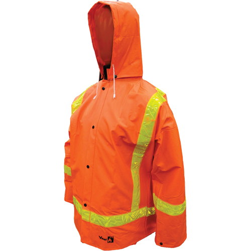 V&ecirc;tements imperm&eacute;ables en PVC ignifuges Open Road , Petit, Orange Ontario Packaging