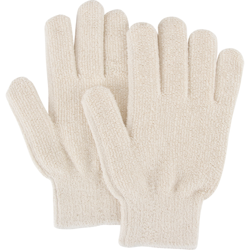 Heat-Resistant Gloves, Terry Cloth, Large, Protects Up To 212° F (100° C) Ontario Packaging