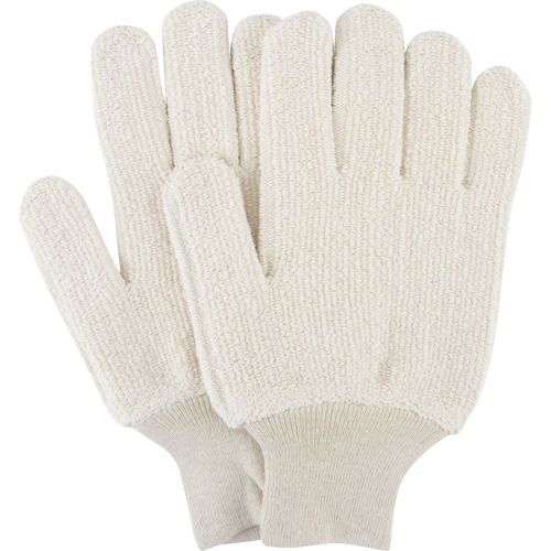 Heat-Resistant Gloves, Terry Cloth, Large, Protects Up To 212° F (100° C) Ontario Packaging