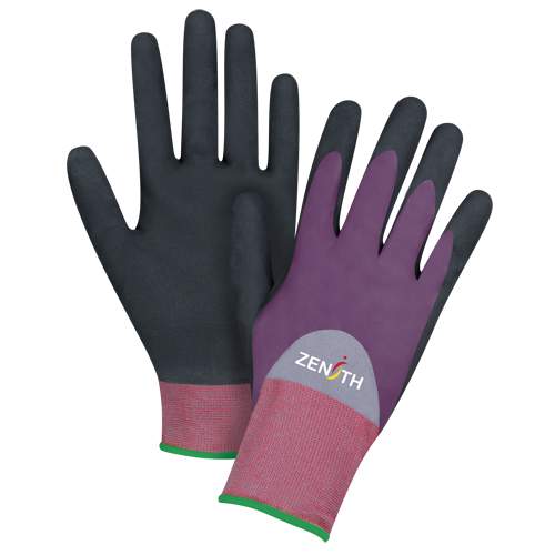 ZX-2 Premium Coated Gloves, 11/2X-Large, Nitrile/Foam Nitrile Coating, 18 Gauge, Nylon Shell Ontario Packaging