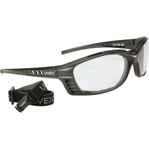 Lunettes de s&eacute;curit&eacute; Uvex Livewire avec lentilles HydroShield, Lentille Transparent, Antibu&eacute;e, ANSI Z87+/R&eacute;pond ou surpasse la norme CSA Z94.3 Ontario Packaging