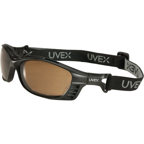 Uvex&reg; Livewire Safety Glasses with HydroShield Lenses, Espresso Lens, Anti-Fog, Meets/Exceeds CSA Z94.3 Ontario Packaging