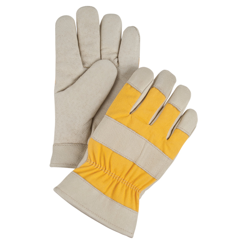Premium Winter-Lined Work Gloves, Medium, Grain Pigskin Palm, Foam Fleece Inner Lining Ontario Packaging