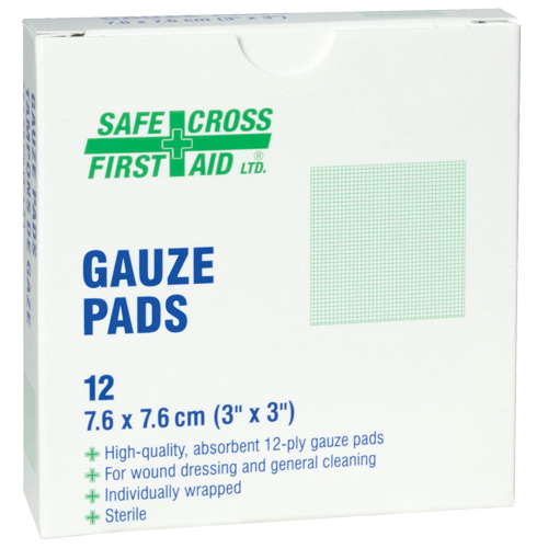 Gauze , Pad, 3" L x 3" W, Sterile, Medical Device Class 1 Ontario Packaging