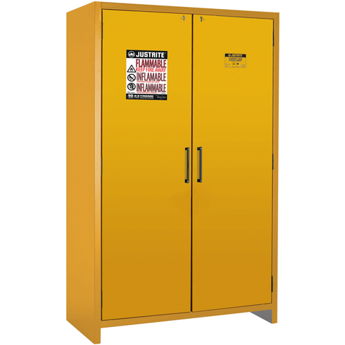 Armoire d'entreposage 90 minutes s&eacute;curitaire et conforme &agrave; la norme EN, 45 gal., 2 Porte(s), 46,97" La x 76,89" h x 24,21" p Ontario Packaging