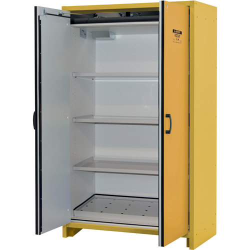 Armoire d'entreposage 30 minutes s&eacute;curitaire et conforme &agrave; la norme EN, 45 gal., 2 Porte(s), 45,83" La x 76,65" h x 24,21" p Ontario Packaging