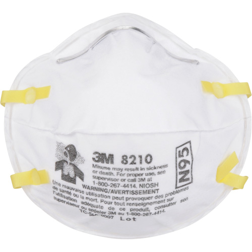 Respirateurs contre les particules 8210, N95, Certifi&eacute; NIOSH Ontario Packaging