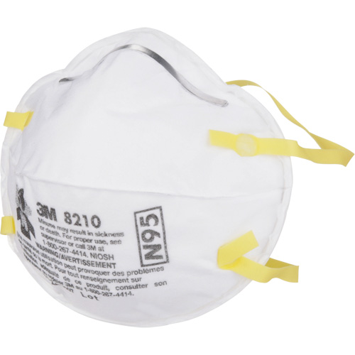 Respirateurs contre les particules 8210, N95, Certifi&eacute; NIOSH Ontario Packaging