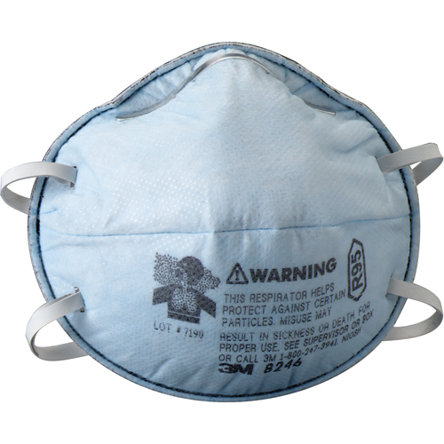 Respirateurs contre les particules 8246, R95, Certifi&eacute; NIOSH Ontario Packaging