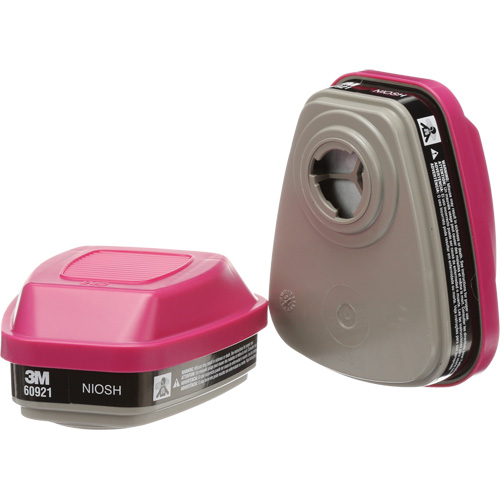 Cartouches pour respirateur s&eacute;rie 6000, Cartouche gaz/vapeur, Vapeurs organiques/P100 Ontario Packaging