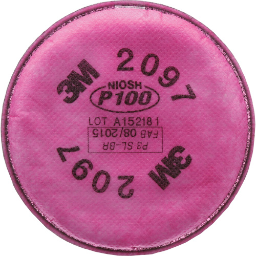 Pr&eacute;filtres pour respirateurs s&eacute;rie 2000, Filtre contre les particules, Vapeurs organiques/P100 Ontario Packaging