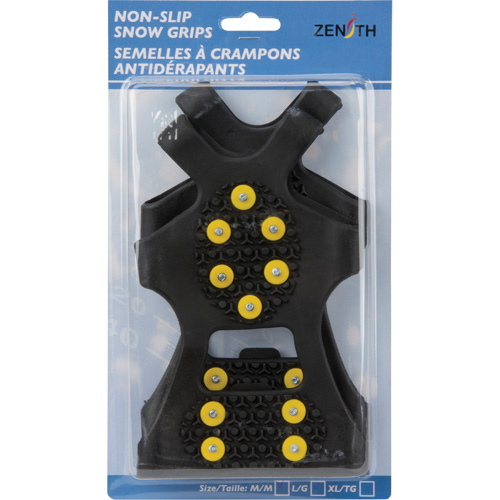 Anti-Slip Ice Cleats, Steel, Stud Traction, Medium Ontario Packaging
