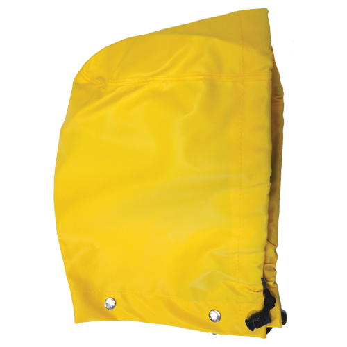Journeyman&reg; Hood, One Size, Yellow, Polyester/PVC Ontario Packaging