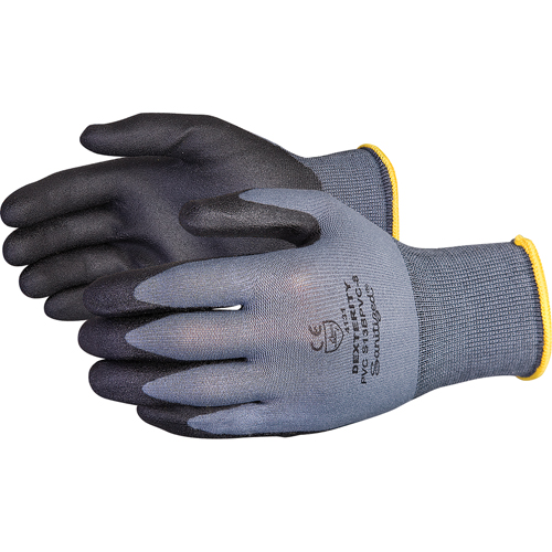 Gants enduits Dexterity, 9/Grand, R&ecirc;vetement PVC, Calibre 13, Enveloppe en Nylon Ontario Packaging