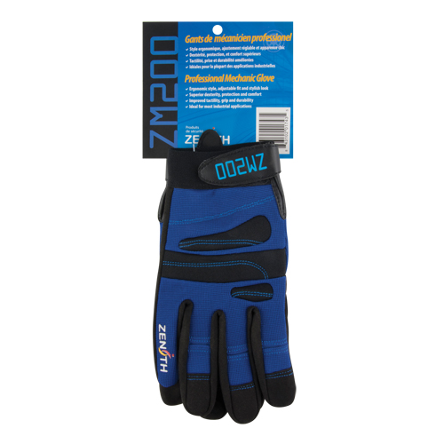 ZM200 Mechanic's Gloves, Synthetic Palm, Size Medium Ontario Packaging
