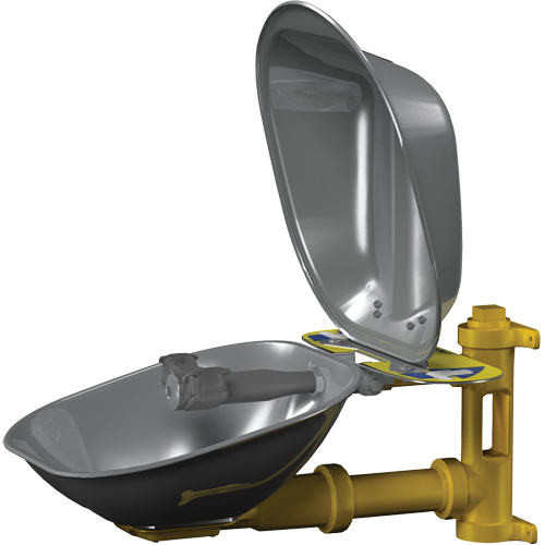 Halo Eyewash Stations, Wall-Mount Installation, Stainless Steel Bowl Ontario Packaging