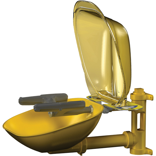 Halo Face/Eyewash Stations, Wall-Mount Installation, Plastic Bowl Ontario Packaging