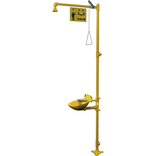 Halo Combination Emergency Shower & Eyewash Station Ontario Packaging