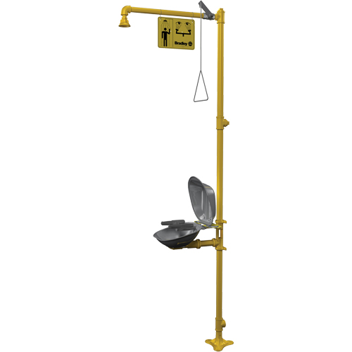 Halo Combination Emergency Shower & Eyewash Station Ontario Packaging