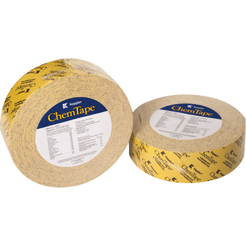 ChemTape&reg; Chemical-Resistant Tape, 50.8 mm (2") x 50 m (164'), Yellow Ontario Packaging