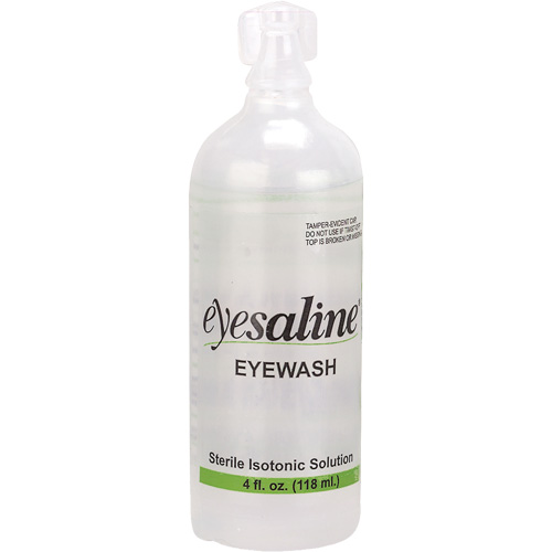 Saline Eyewash Bottles, Full Bottle, 4 oz. Ontario Packaging