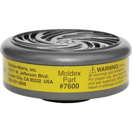 Filtres pour respirateur s&eacute;rie 7000/9000, Cartouche gaz/vapeur, Gaz multiples/Vapeur organique Ontario Packaging