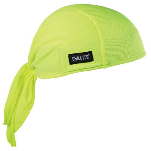 Chill-Its&reg; 6615 Cooling Dew Rags, High Visibility Lime-Yellow Ontario Packaging