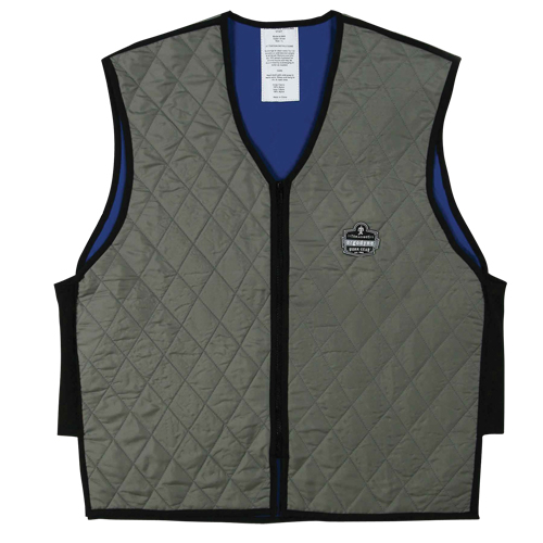 Chill-Its&reg; 6665 Wet Evaporative Cooling Vests, Medium, Grey Ontario Packaging