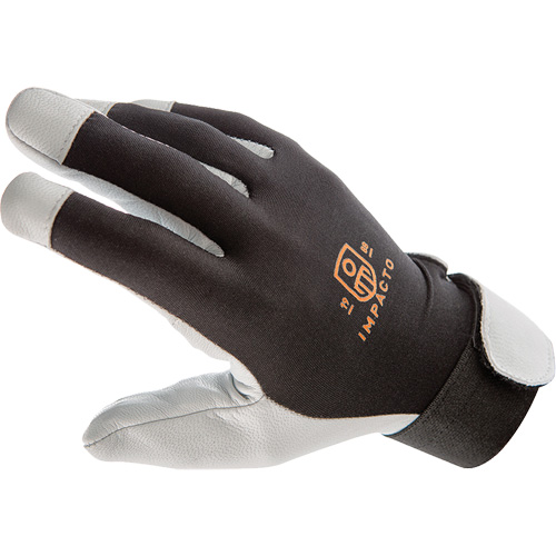 Anti-Vibration Air Glove&reg;, Size Medium, Pearl Leather Palm Ontario Packaging
