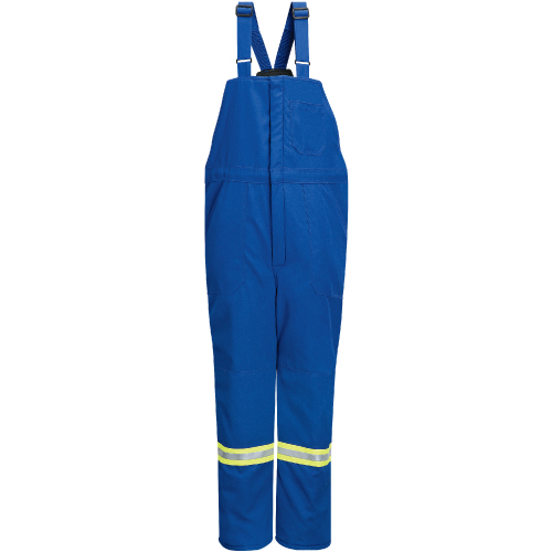 Deluxe Flame-Resistant Insulated Bib Overalls with Reflective Trim, Men's, 3X-Large, Navy Blue Ontario Packaging