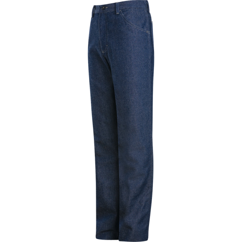 Pantalons en denim coupe d&eacute;tendue r&eacute;sistants aux flammes, 32, x 37, Bleu, 18 cal/cm² Ontario Packaging