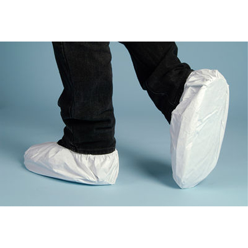 Shoe Covers, Large, Microporous, White Ontario Packaging