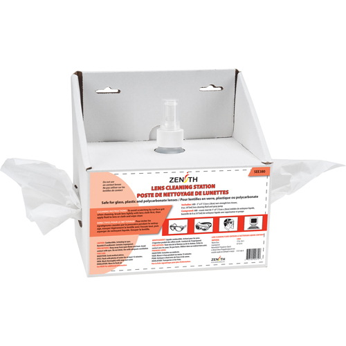 Poste de nettoyage jetables pour lentilles, Carton, 8" lo x 4" p x 8" h Ontario Packaging
